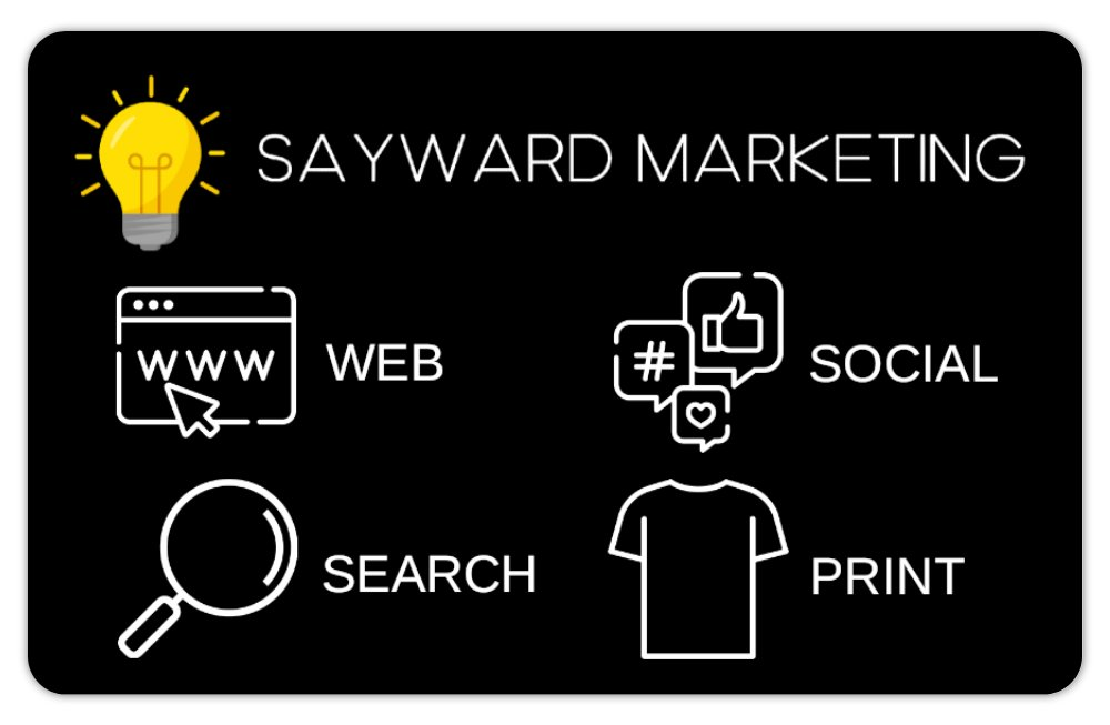 Sayward Marketing Business Card Front