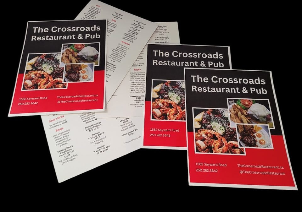 The Crossroads Restaurant Menu