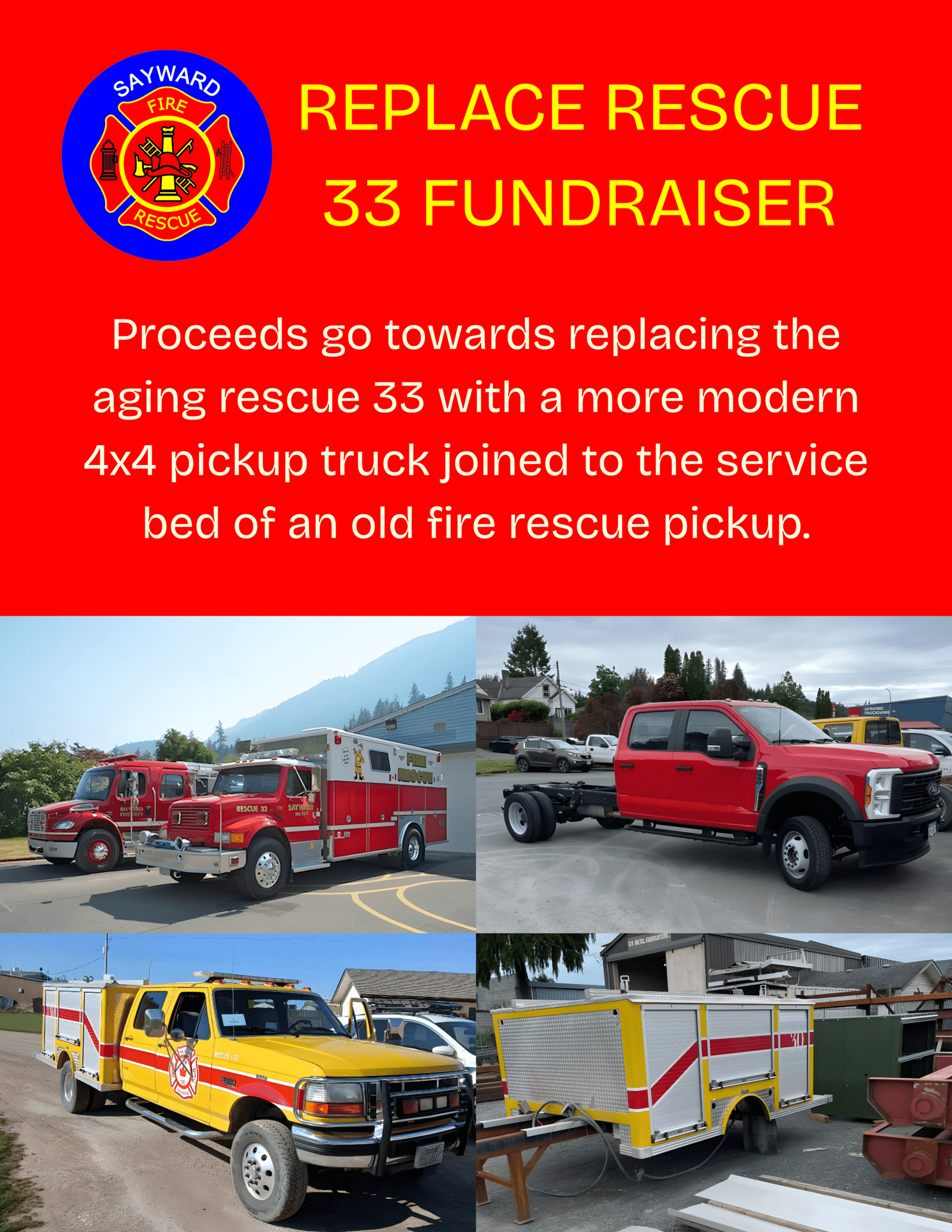 Flyer Design and Printing – Sayward Volunteer Fire Department