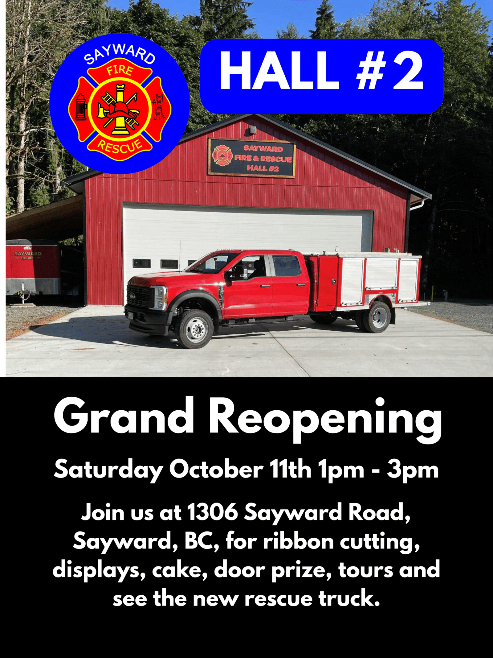 Poster Design – Sayward Volunteer Fire Department