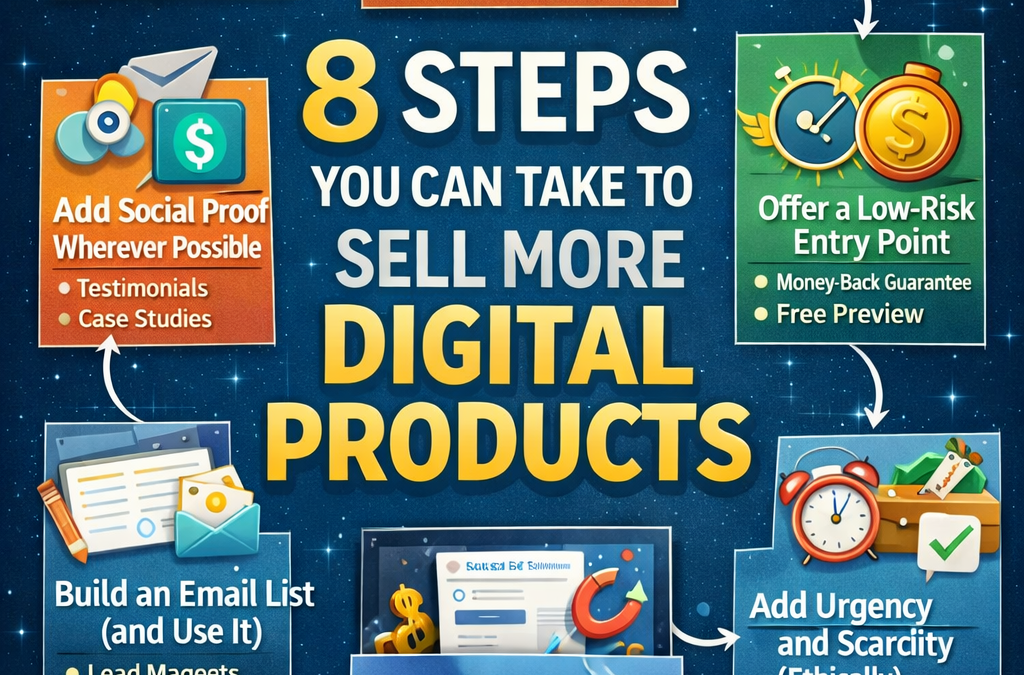 8 Steps You Can Take to Sell More Digital Products