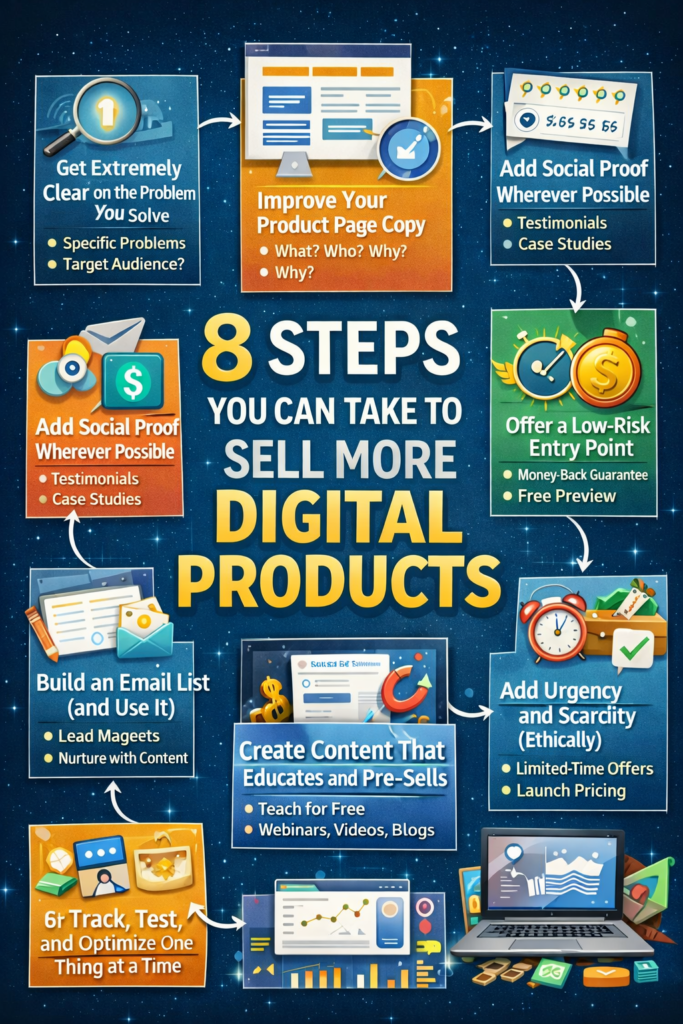 8 Steps You Can Take to Sell More Digital Products
